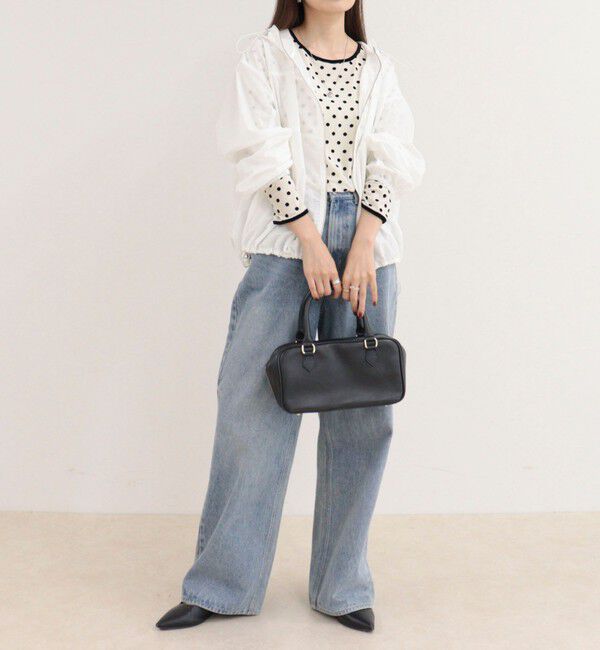 fredy emue「チュールドットロンＴシャツ」|Tシャツ・カットソー|
