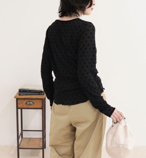 fredy emue「チュールドットロンＴシャツ」|Tシャツ・カットソー|