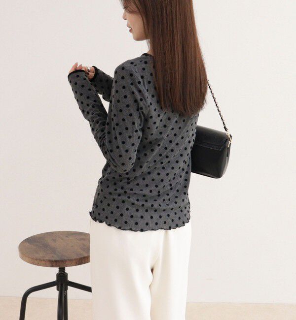 fredy emue「チュールドットロンＴシャツ」|Tシャツ・カットソー|