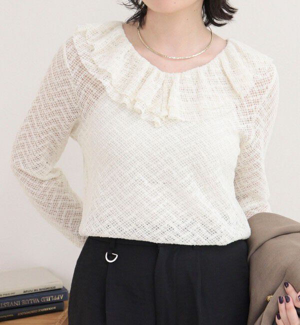 fredy emue「レースラッフルロンＴシャツ」|Tシャツ・カットソー|