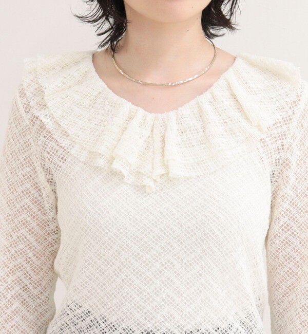 fredy emue「レースラッフルロンＴシャツ」|Tシャツ・カットソー|