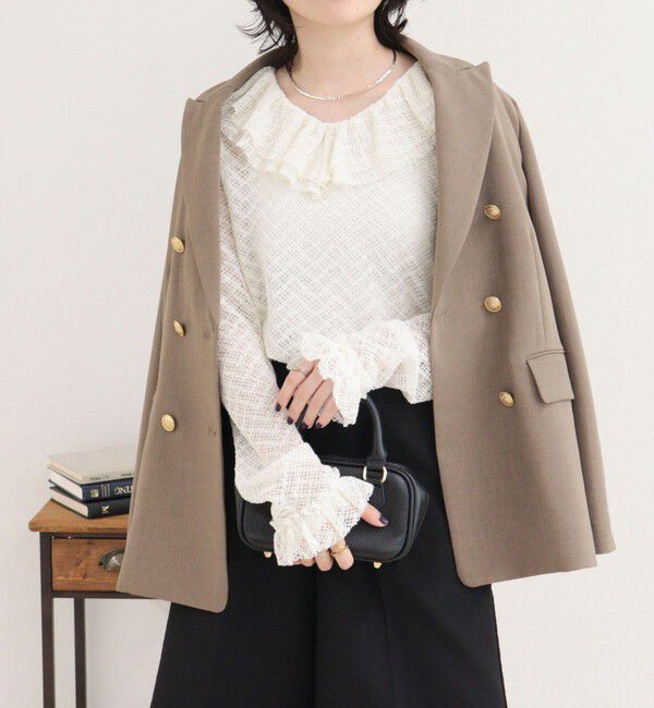 fredy emue「レースラッフルロンＴシャツ」|Tシャツ・カットソー|