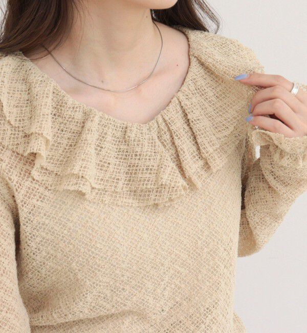 fredy emue「レースラッフルロンＴシャツ」|Tシャツ・カットソー|