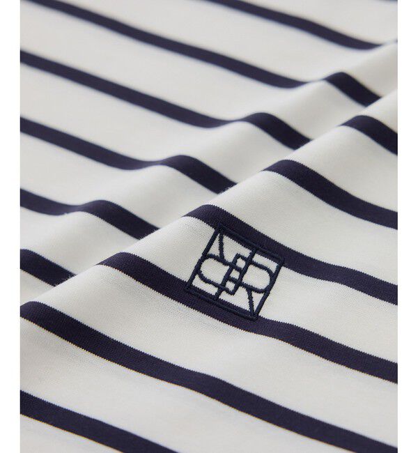ROPE「【洗える】スーピマコットン アームレットＴシャツ」|Tシャツ・カットソー|