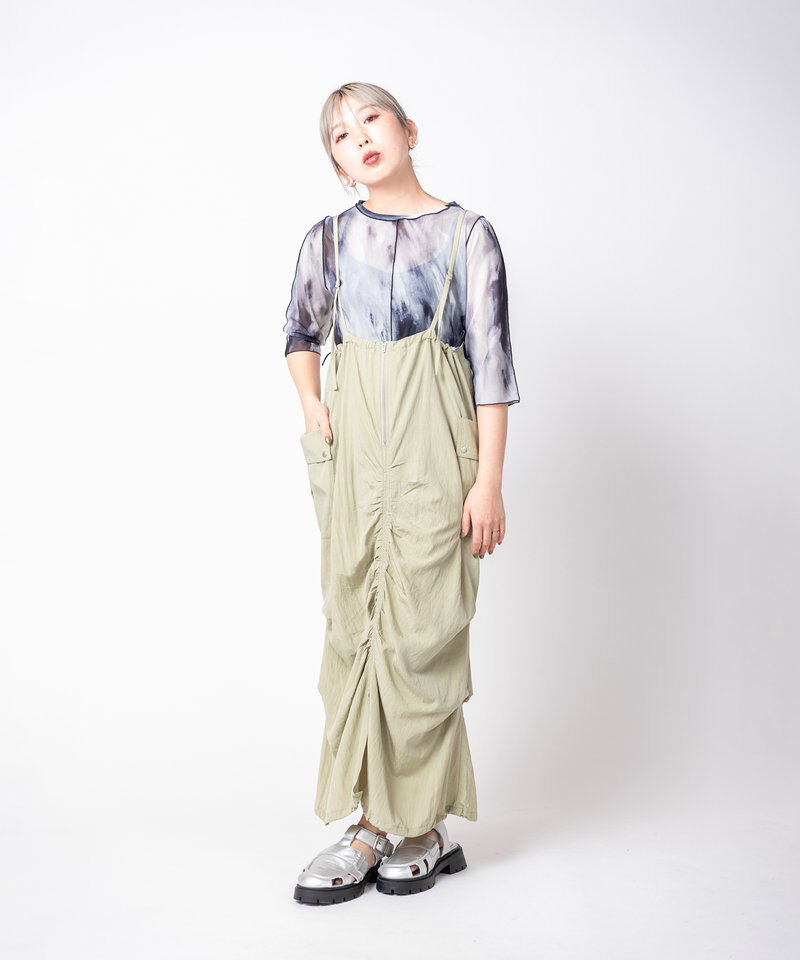  「2WAYギャザーワンピース」|ワンピース|