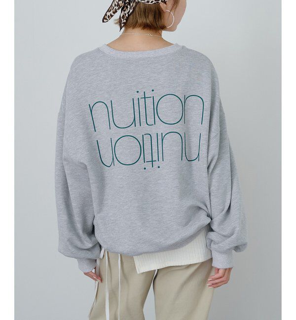  「【Nuition】ロゴスウェット」|スウェット・ジャージ|