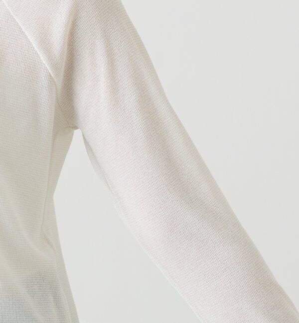  「【人気アイテム／リニューアル】ラメリブスクエアカットソー」|Tシャツ・カットソー|