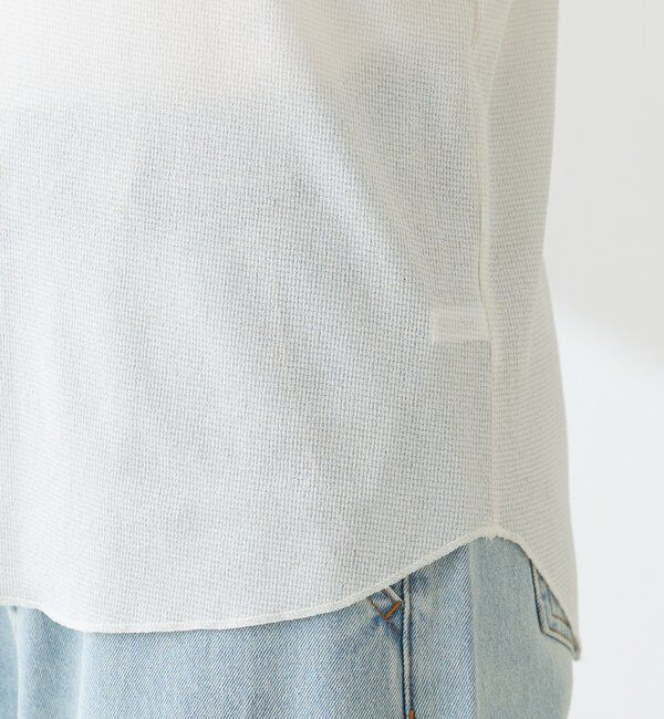  「【人気アイテム／リニューアル】ラメリブスクエアカットソー」|Tシャツ・カットソー|