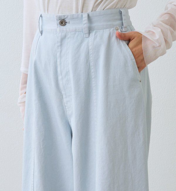  「ガーメントダイコットンツイルパンツ」|チノ|