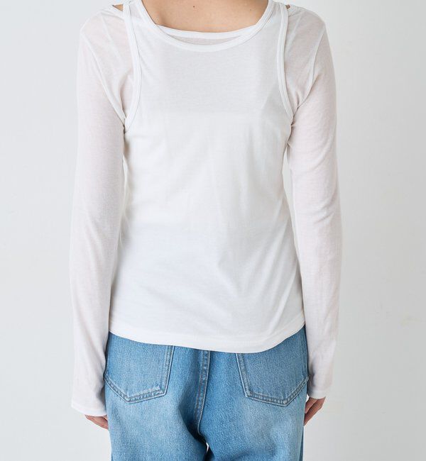  「【A・MONN】【セットアイテム】レイヤードロンTee」|Tシャツ・カットソー|