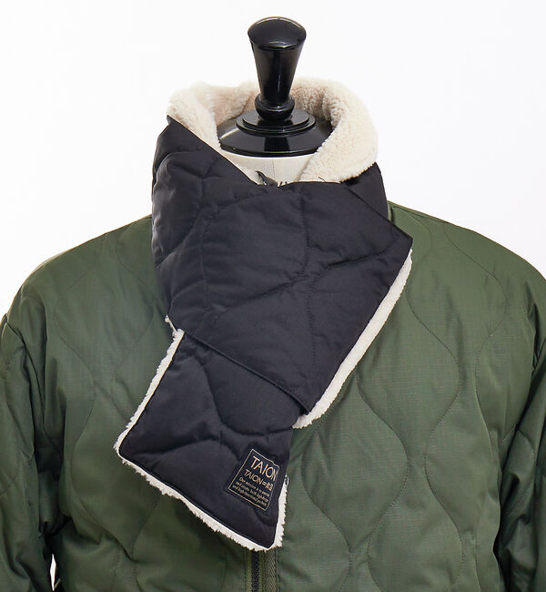 ABAHOUSE「【TAION /タイオン】MILITARY REVERSIBLE　SCARF/ミ」|マフラー|