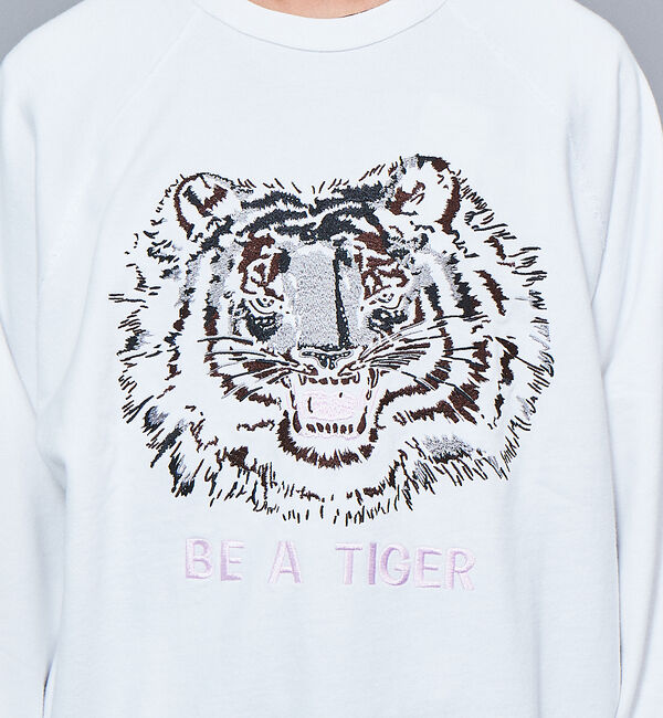ABAHOUSE「【NUTMEG MILLS/ナツメグミルズ】 / TIGER EMB CREW」|スウェット・ジャージ|