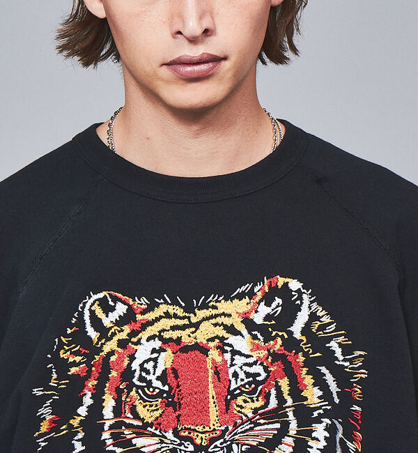 ABAHOUSE「【NUTMEG MILLS/ナツメグミルズ】 / TIGER EMB CREW」|スウェット・ジャージ|
