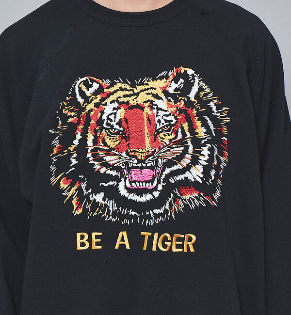 ABAHOUSE「【NUTMEG MILLS/ナツメグミルズ】 / TIGER EMB CREW」|スウェット・ジャージ|