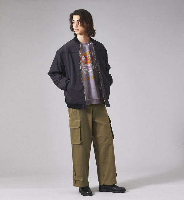 ABAHOUSE「【NUTMEG MILLS/ナツメグミルズ】 / TIGER EMB CREW」|スウェット・ジャージ|