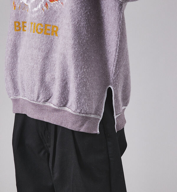 ABAHOUSE「【NUTMEG MILLS/ナツメグミルズ】 / TIGER EMB CREW」|スウェット・ジャージ|