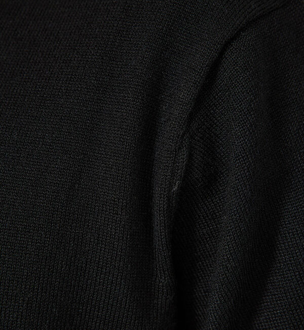 ABAHOUSE「【カシミアタッチ】Pure Merino ハイゲージモックネック ニット」|ニット・セーター|
