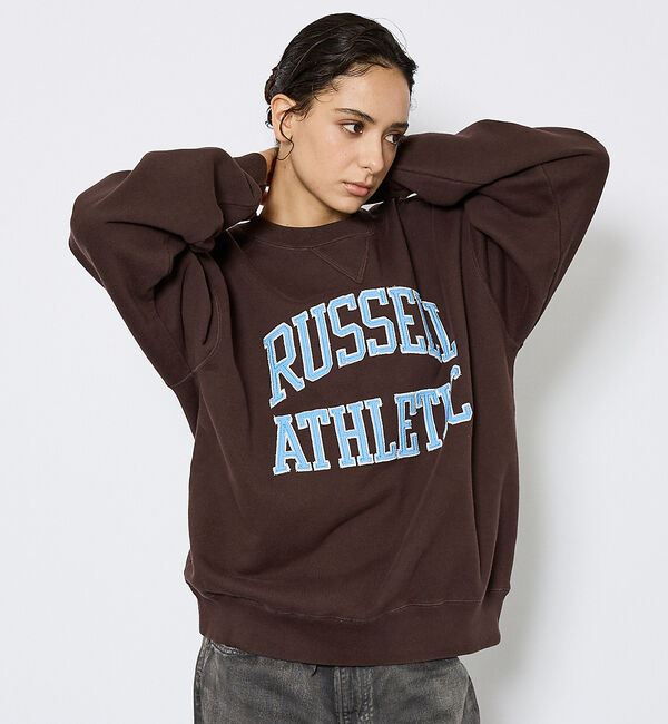ABAHOUSE「【RUSSELL ATHLETIC/ラッセル アスレチック】フロントワッペンロゴ」|スウェット・ジャージ|