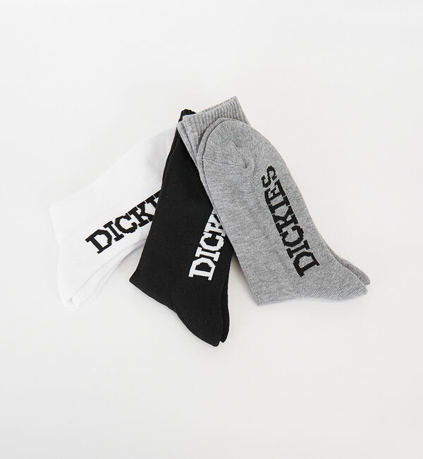 ABAHOUSE「【Dickies / ディッキーズ】CDK3P3底パイルバックロゴソックス/ハイ」|ソックス|