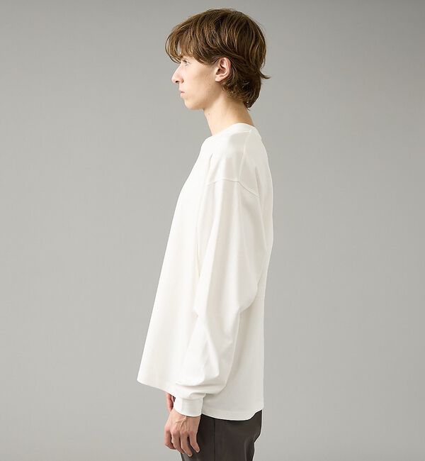 ABAHOUSE「コットンポンチ モダンフィット ロンT / オーバーサイズ」|Tシャツ・カットソー|