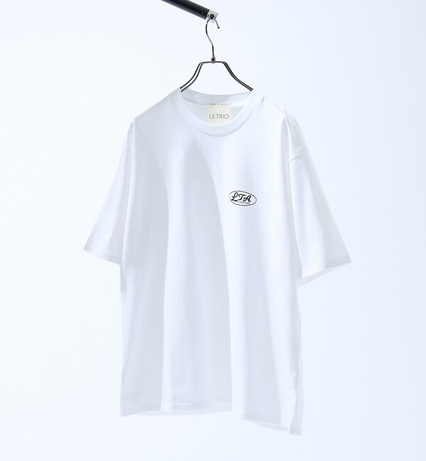 ABAHOUSE「COFFEE CLUB バックプリントTシャツ / オーバーサイズ/ LE TR」|Tシャツ・カットソー|ホワイト