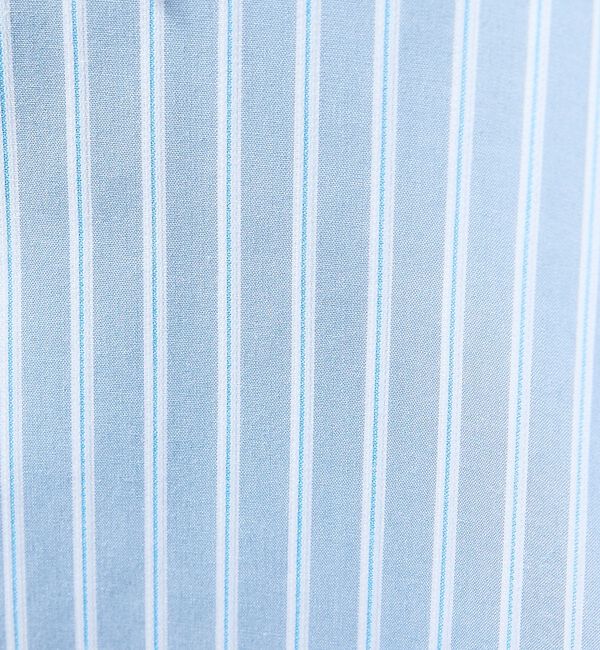 ABAHOUSE「【JAMES FABRIC】サイドガゼット ストライプ半袖シャツ / オーバーサ」|シャツ・ブラウス|