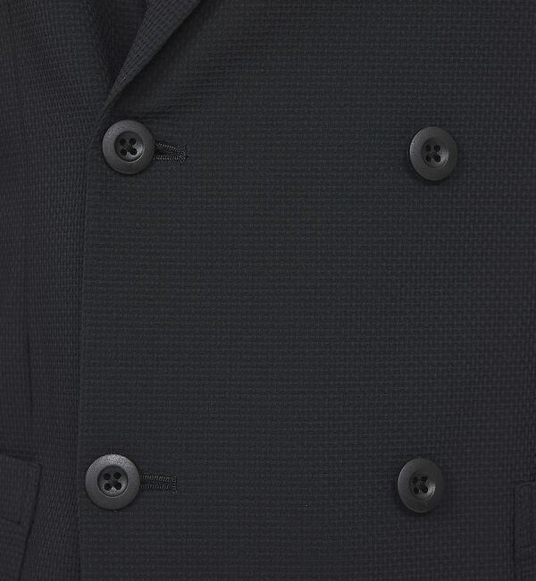 ABAHOUSE「【接触冷感/セットアップ対応】ナイロンジャガード ストレッチ ダブルジャケット」|その他|