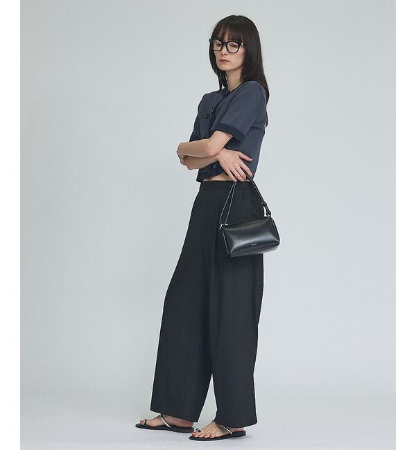 qualite「【セットアップ対応】ウールライクワイドパンツ」|その他|