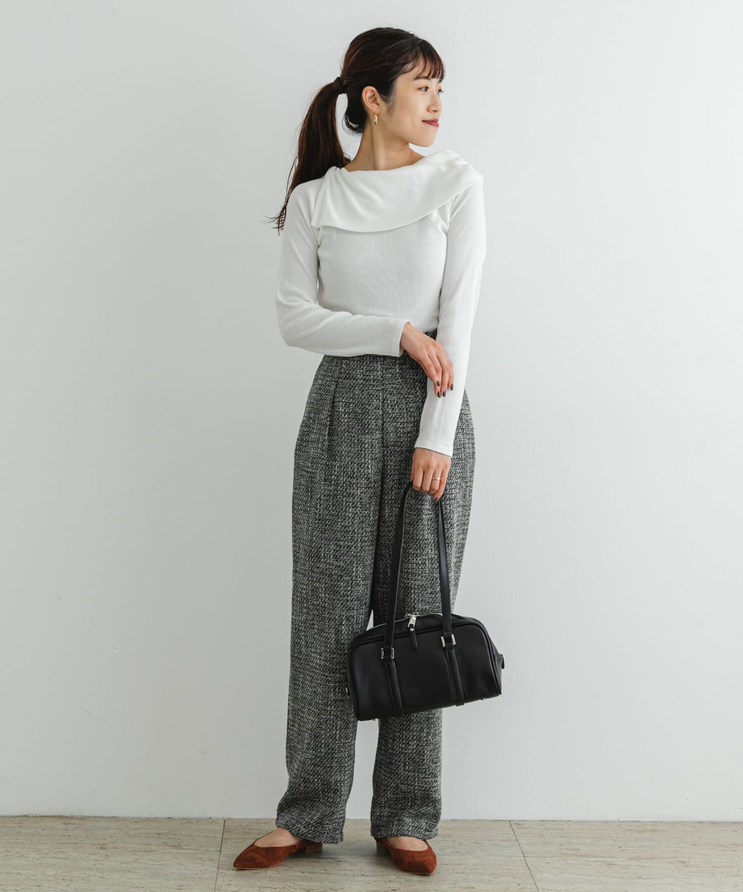 URBAN RESEARCH ROSSO「F by ROSSO　アシメボートネックプルオーバー」|Tシャツ・カットソー|