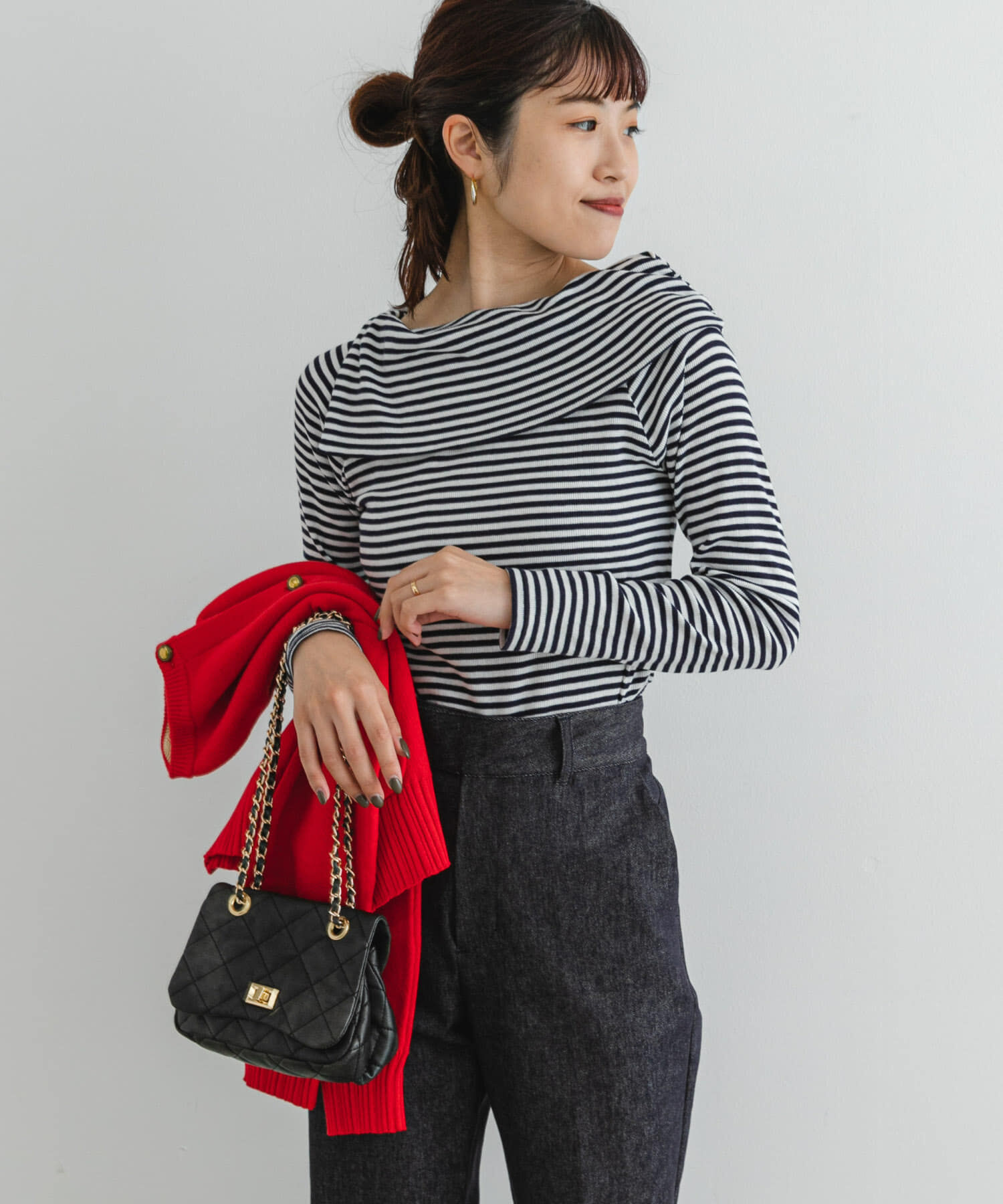 URBAN RESEARCH ROSSO「F by ROSSO　アシメボートネックプルオーバー」|Tシャツ・カットソー|