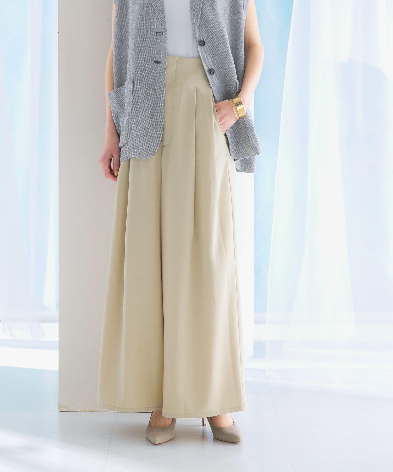 URBAN RESEARCH ROSSO「ハイウエストワイドパンツ」|その他|