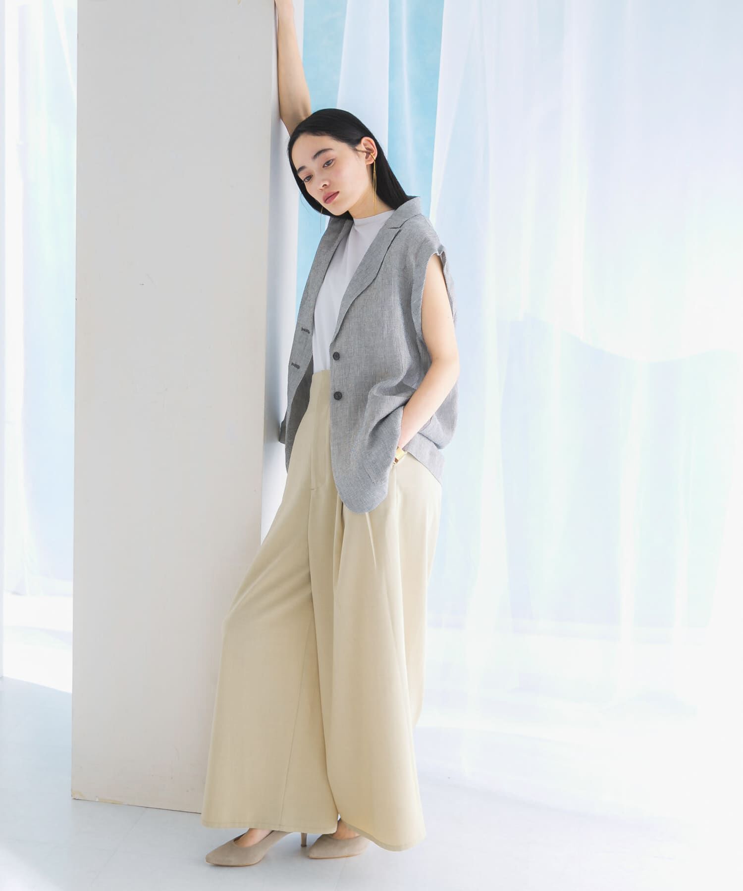 URBAN RESEARCH ROSSO「ハイウエストワイドパンツ」|その他|