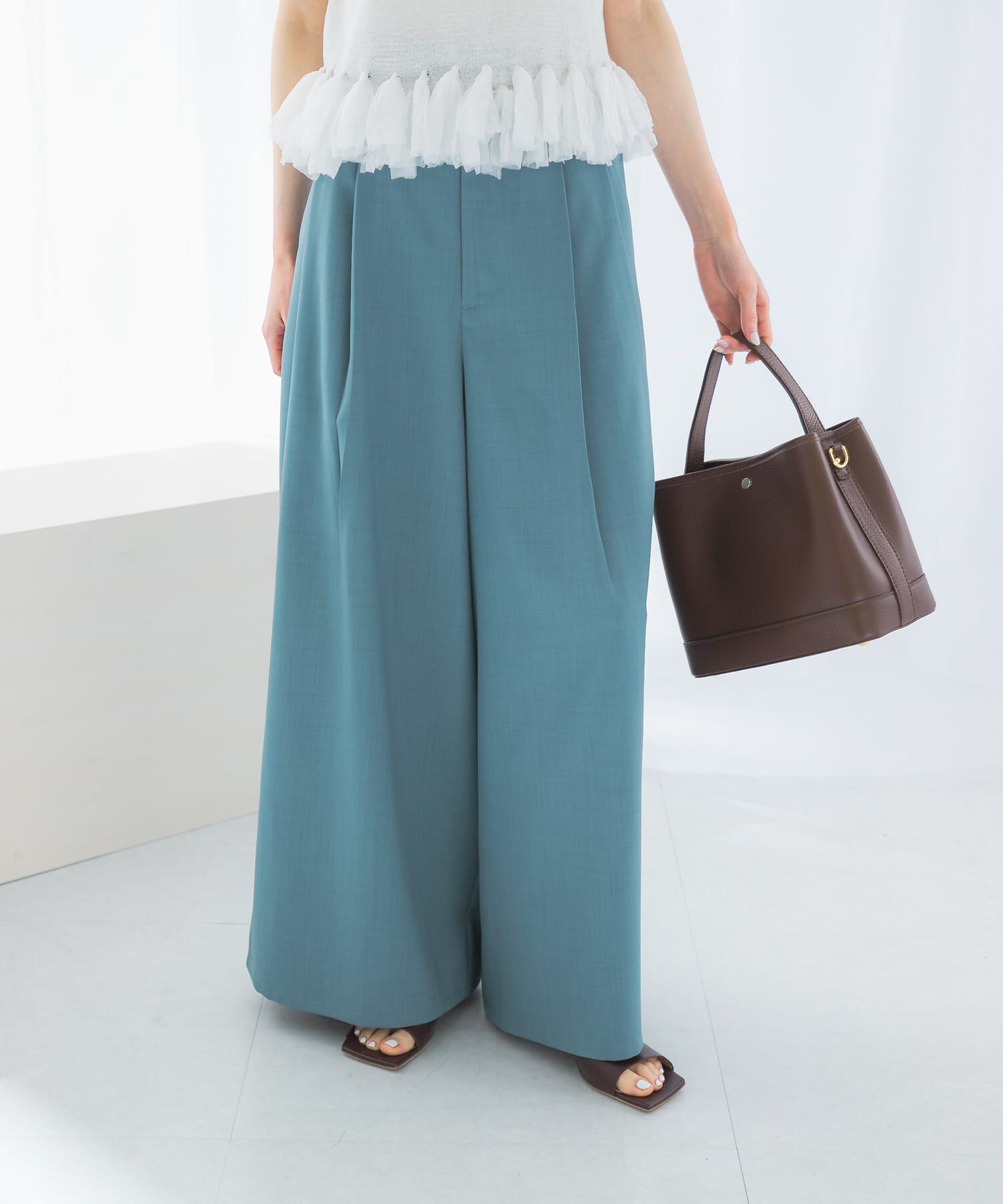 URBAN RESEARCH ROSSO「ハイウエストワイドパンツ」|その他|