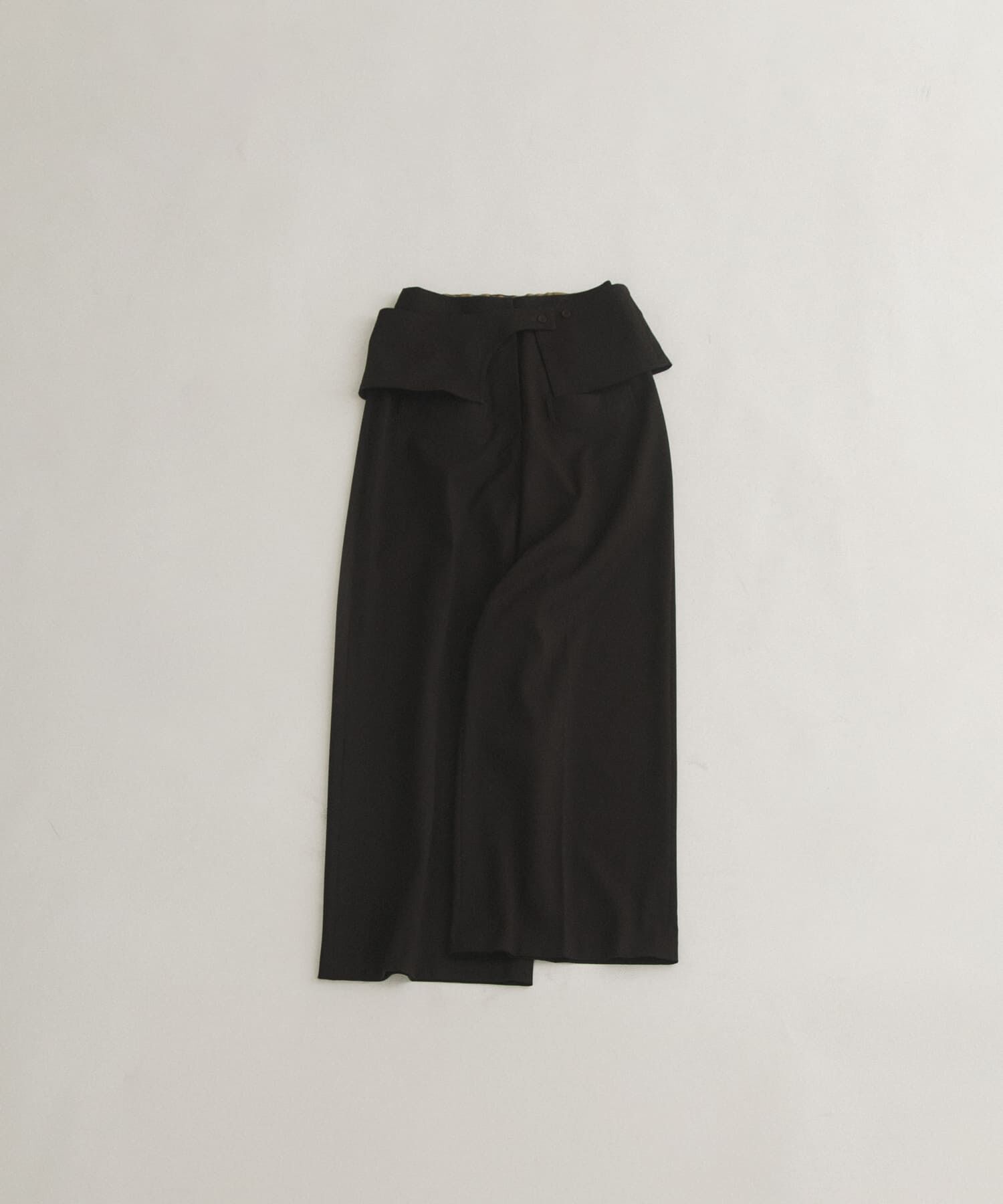 LAATO「front pocket wide pants」|その他|ブラウン