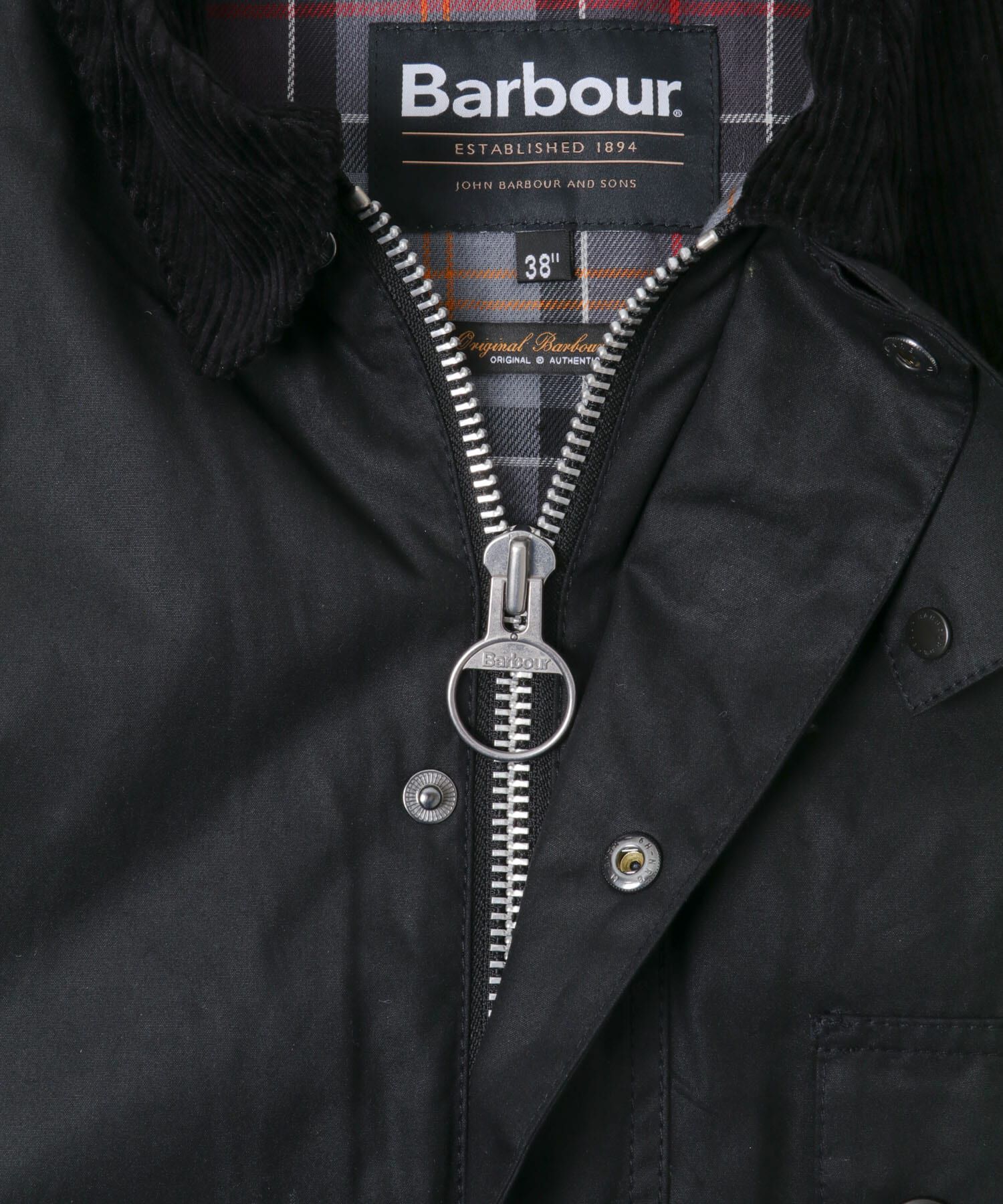 URBAN RESEARCH DOORS「Barbour　OS SOLWAY WAX JACKET」|ノーカラーコート|