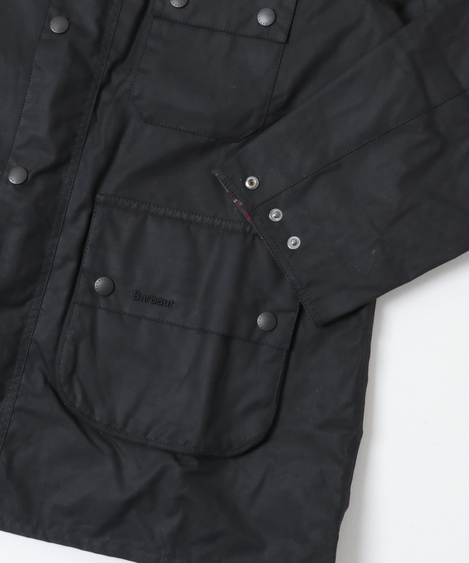 URBAN RESEARCH DOORS「Barbour　OS SOLWAY WAX JACKET」|ノーカラーコート|