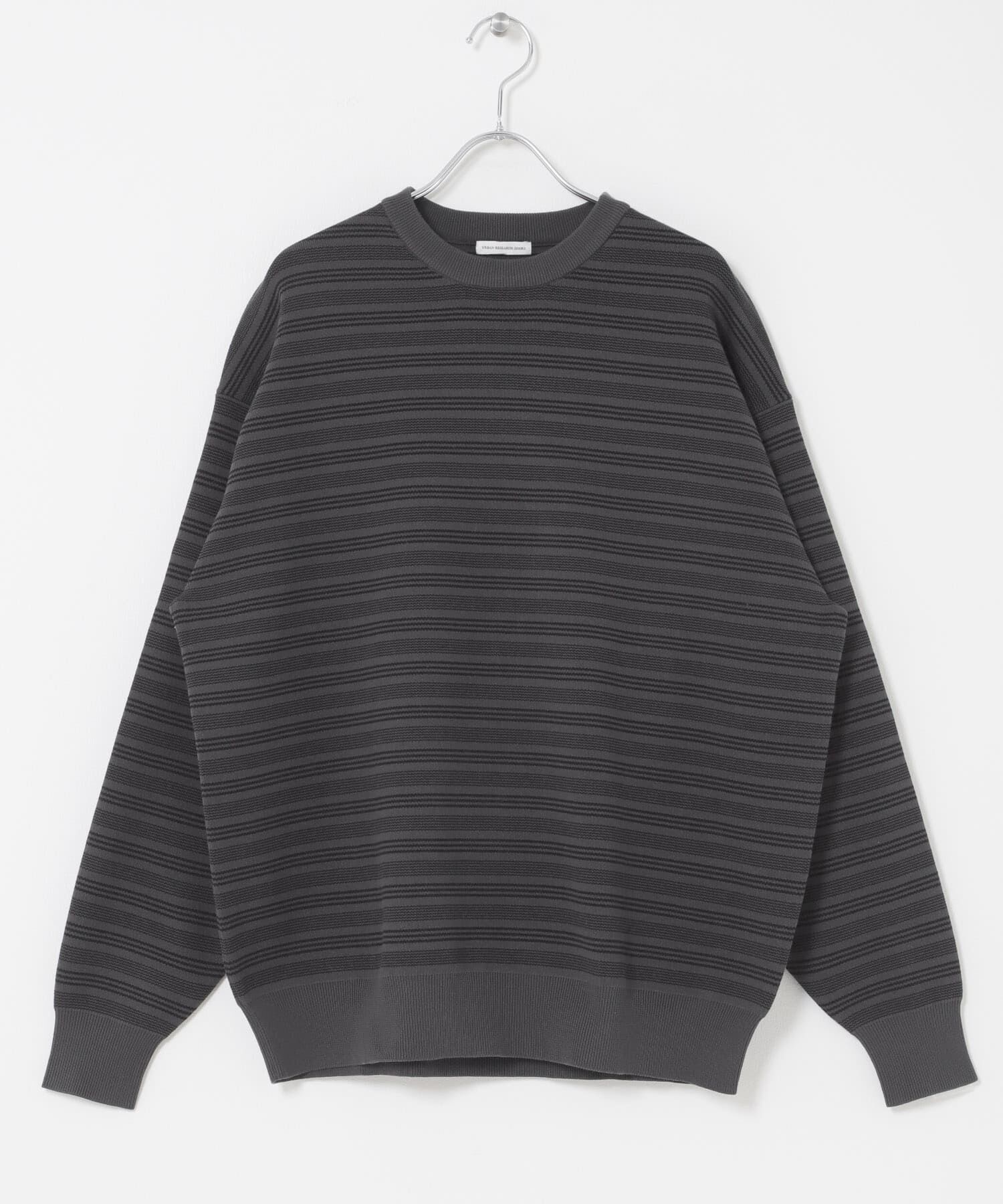 URBAN RESEARCH DOORS「『UR TECH Renew Knit』クルーネックプルオーバー」|ニット・セーター|