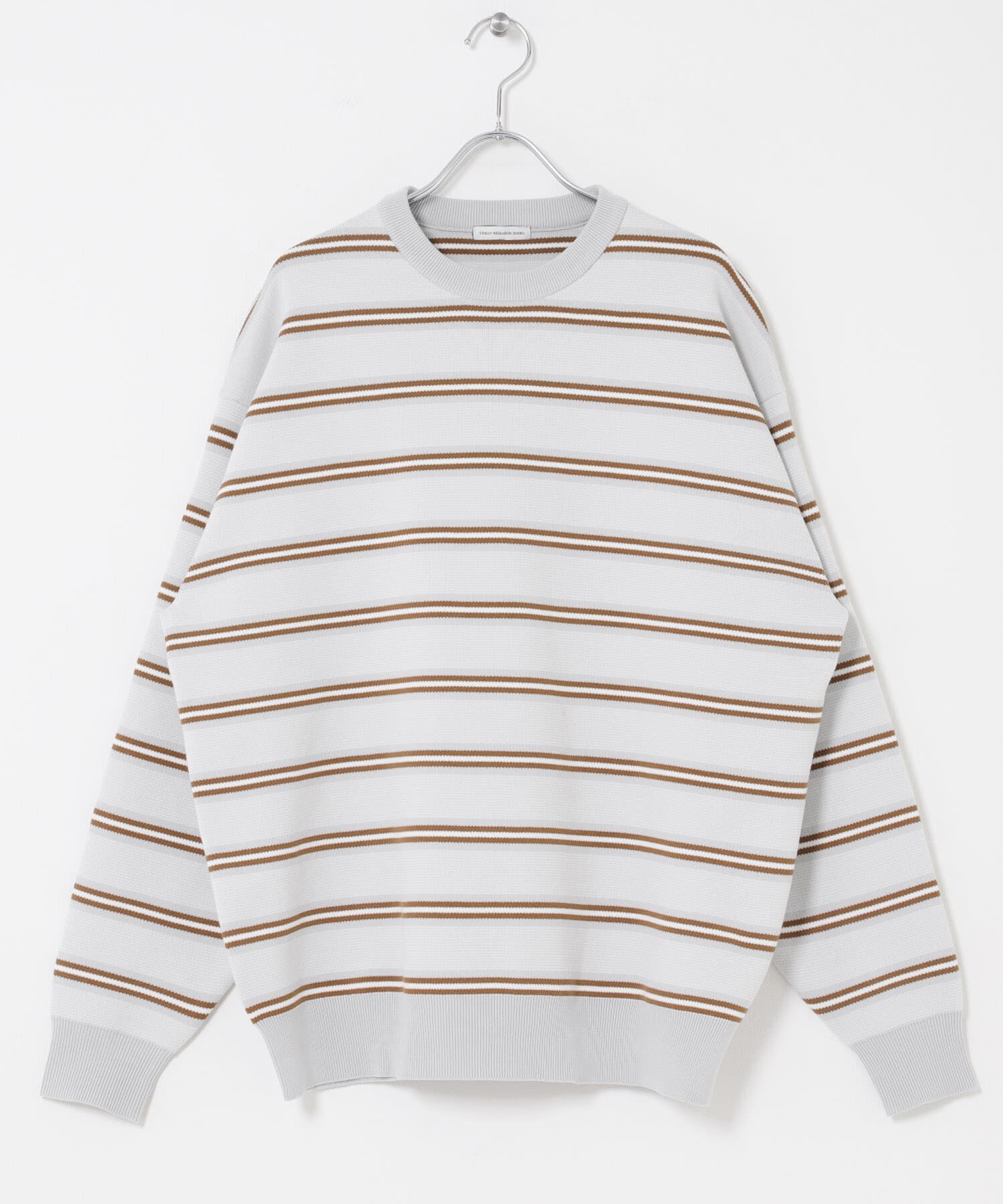 URBAN RESEARCH DOORS「『UR TECH Renew Knit』クルーネックプルオーバー」|ニット・セーター|
