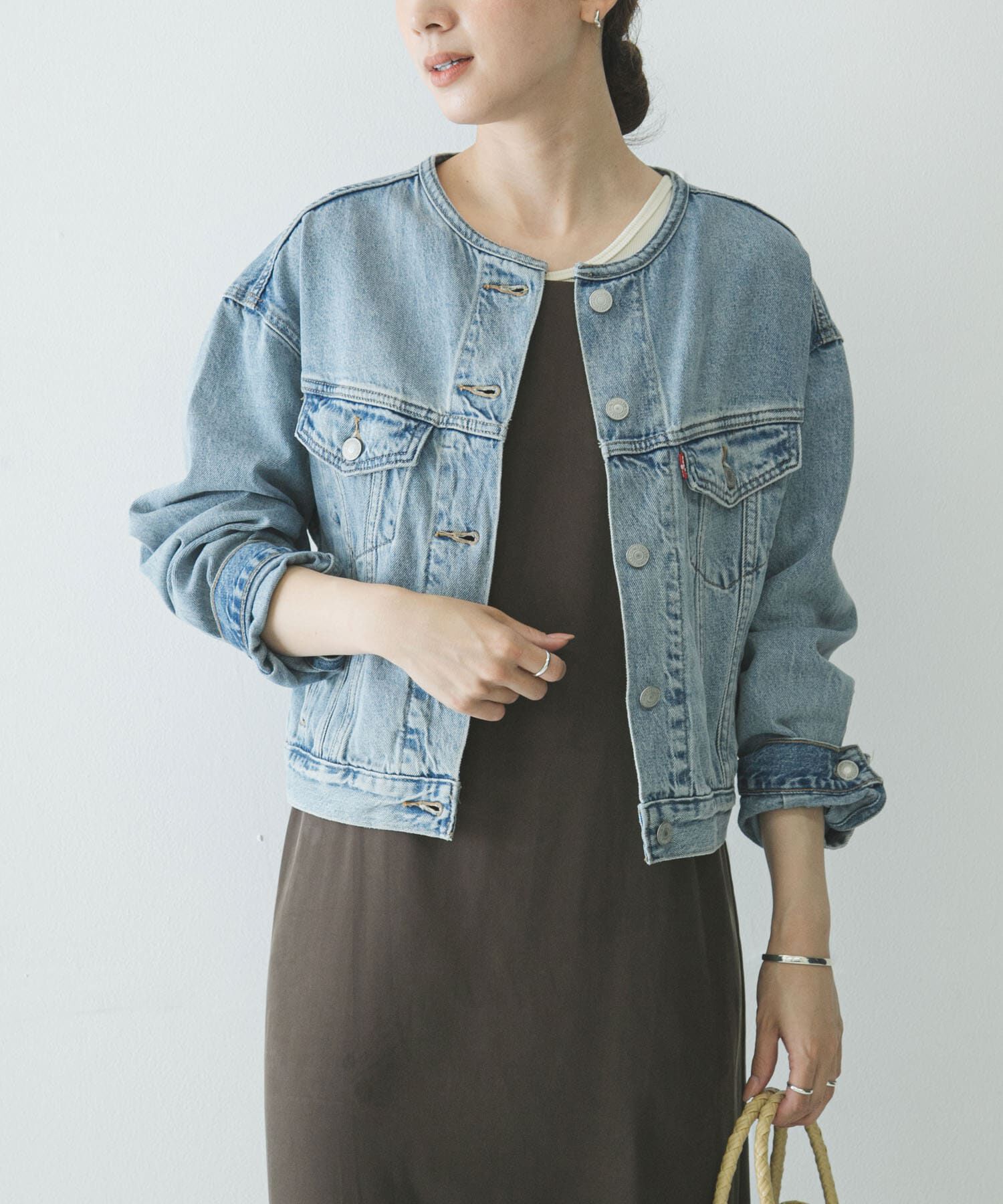 URBAN RESEARCH「LEVI&rsquo;S　COLLARLESS 90S TRUCKER」|デニムジャケット|