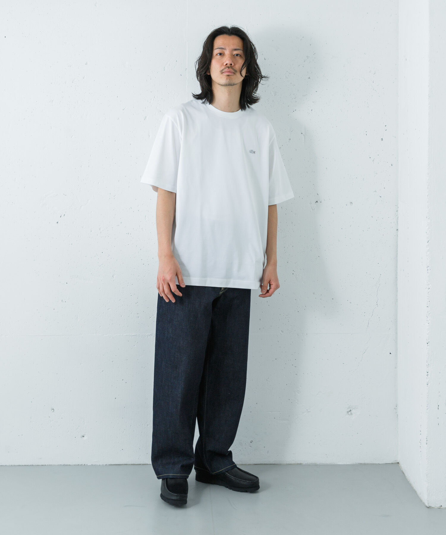 URBAN RESEARCH「LACOSTE　アウトラインクロッククルーネックTシャツ」|Tシャツ・カットソー|