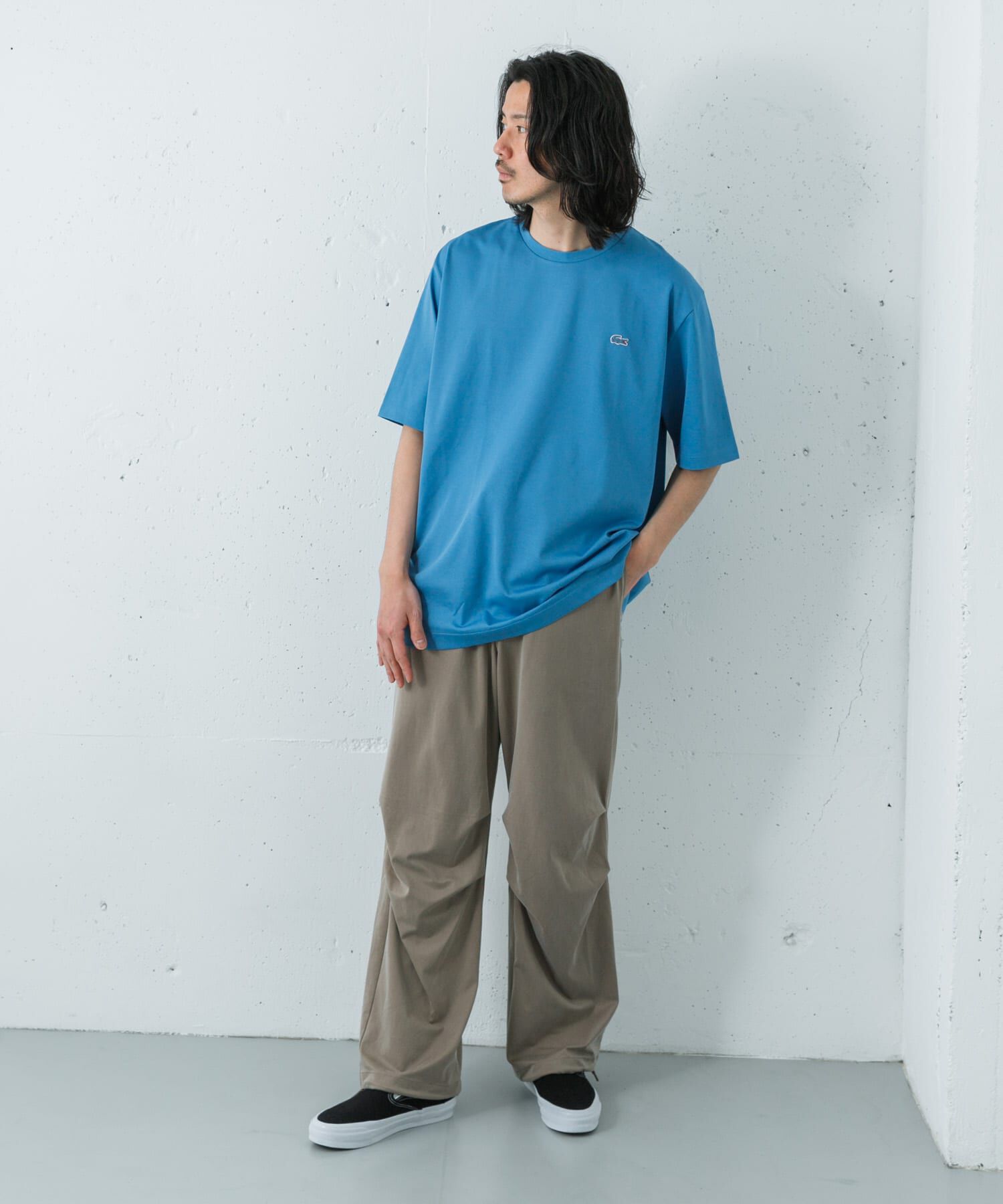 URBAN RESEARCH「LACOSTE　アウトラインクロッククルーネックTシャツ」|Tシャツ・カットソー|