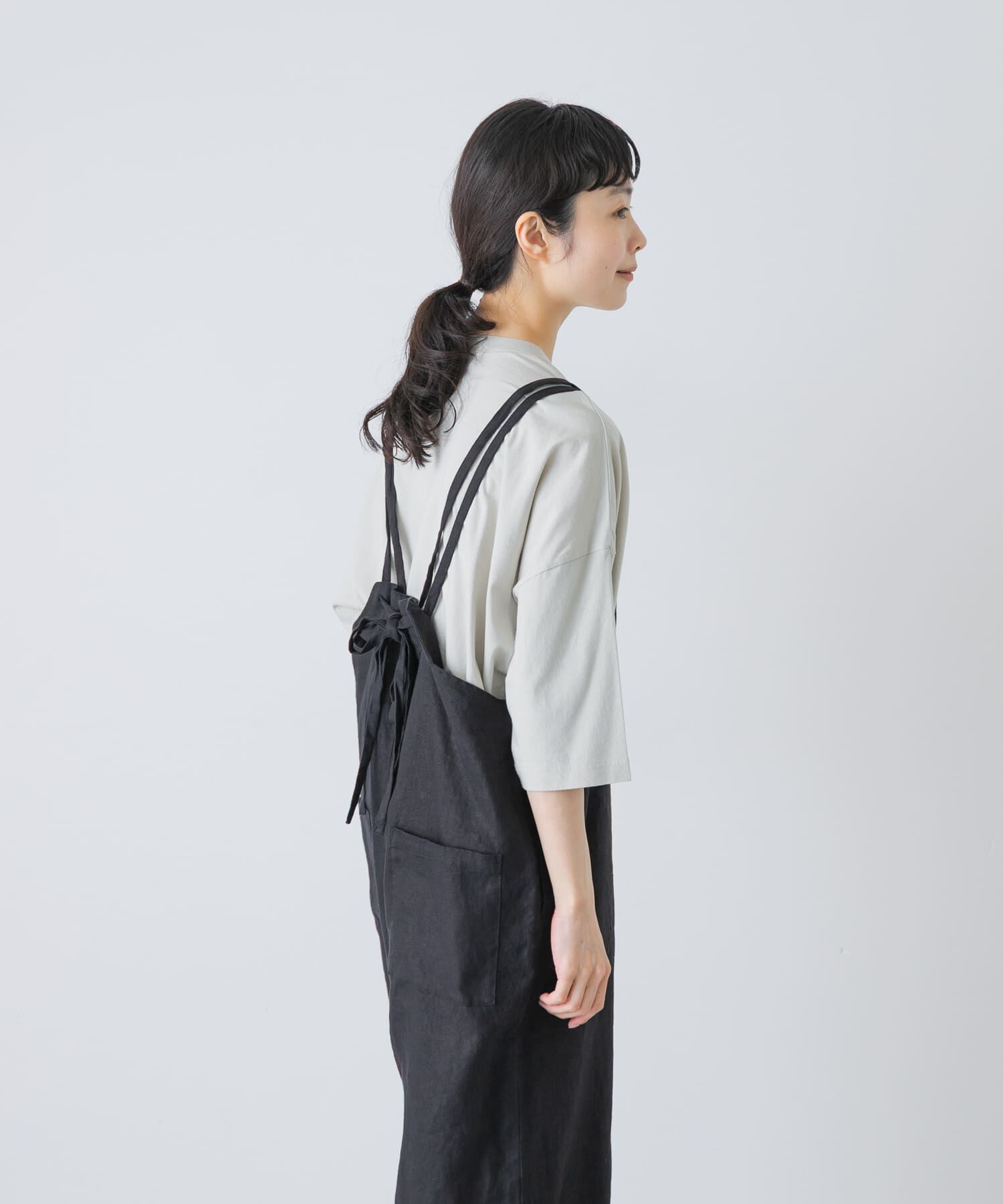 かぐれ「ワイド6分袖プルオーバー」|Tシャツ・カットソー|