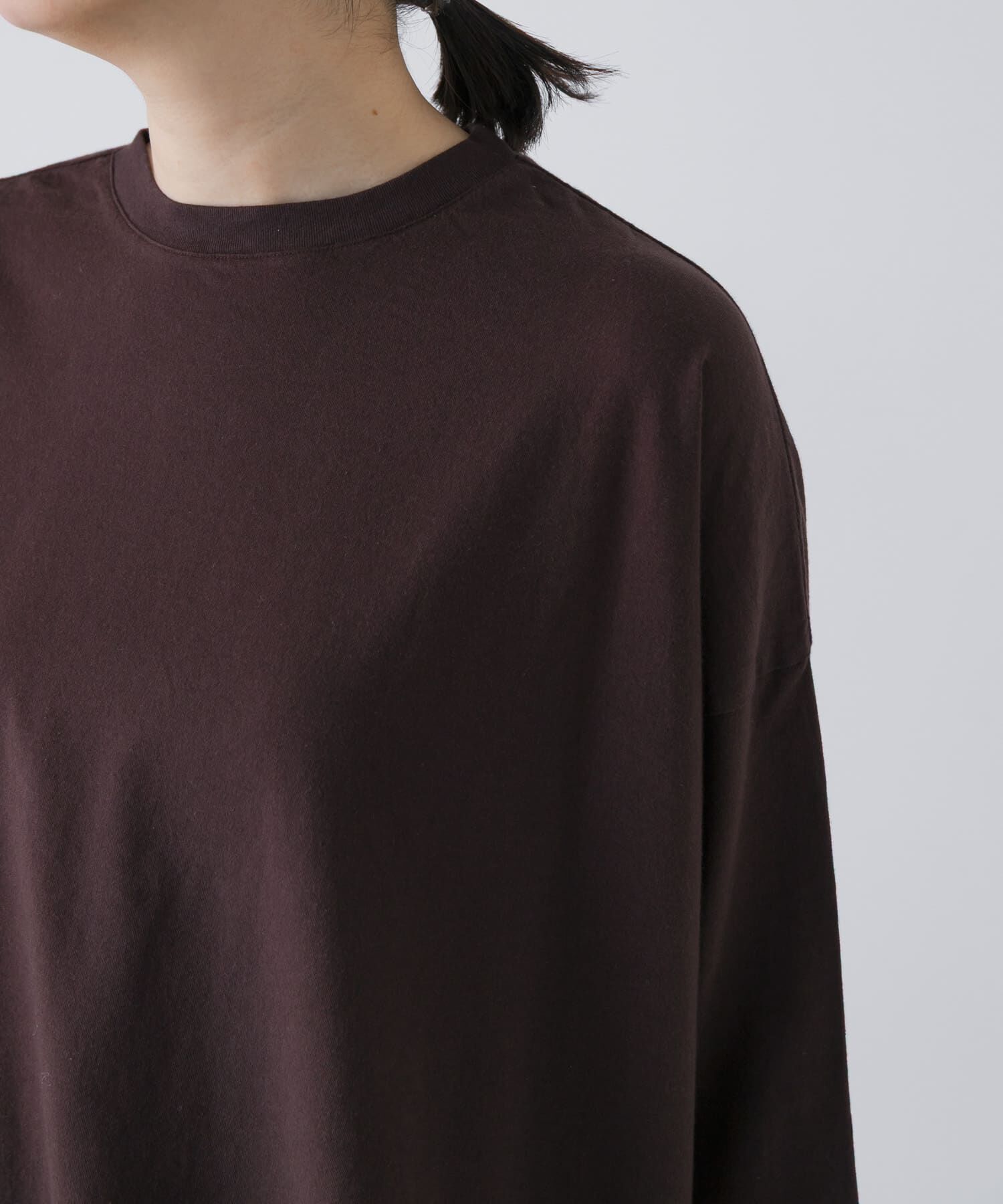 かぐれ「ワイド6分袖プルオーバー」|Tシャツ・カットソー|