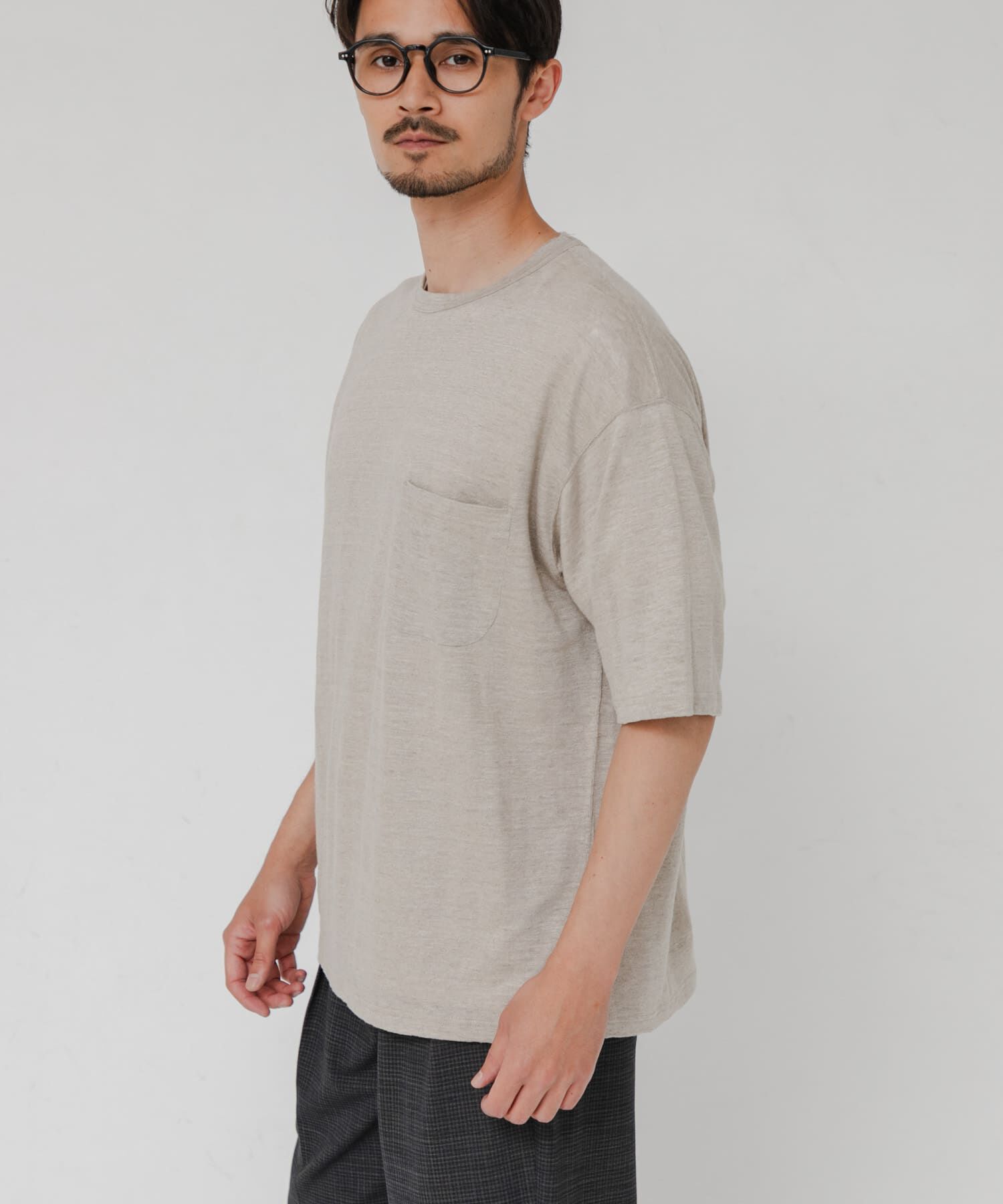 URBAN RESEARCH「『別注』YLEVE&times;URBAN RESEARCH　LINEN POCKET T-SHIRTS」|Tシャツ・カットソー|