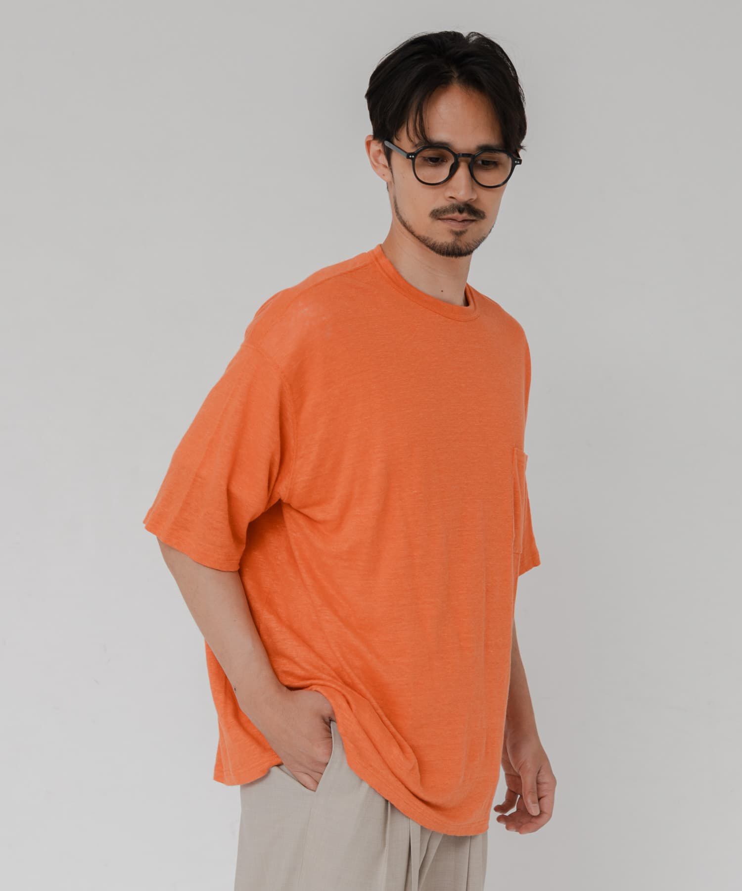 URBAN RESEARCH「『別注』YLEVE&times;URBAN RESEARCH　LINEN POCKET T-SHIRTS」|Tシャツ・カットソー|