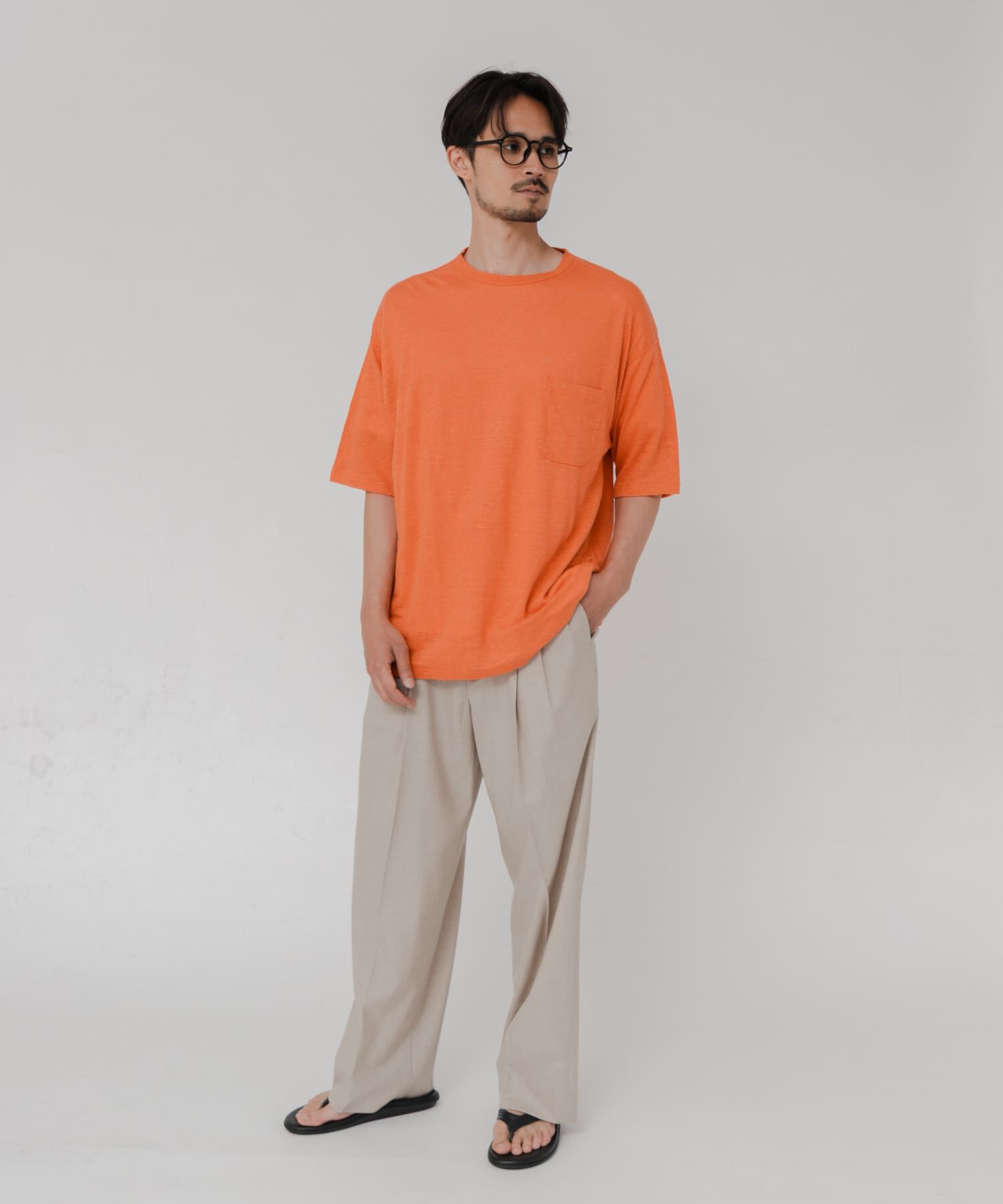 URBAN RESEARCH「『別注』YLEVE&times;URBAN RESEARCH　LINEN POCKET T-SHIRTS」|Tシャツ・カットソー|
