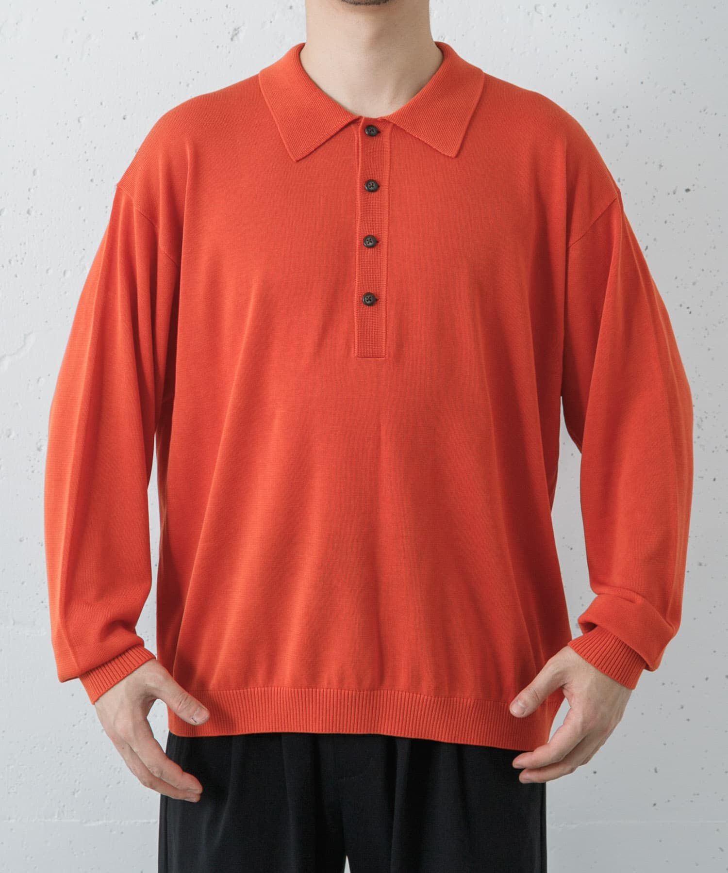 URBAN RESEARCH「crepuscule　Long-Sleeve Polo」|ニット・セーター|