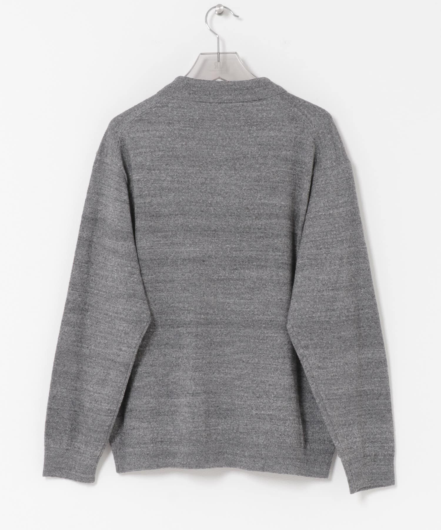 URBAN RESEARCH「ATON　C/W BOUCLE POLO CARDIGAN」|ニット・セーター|
