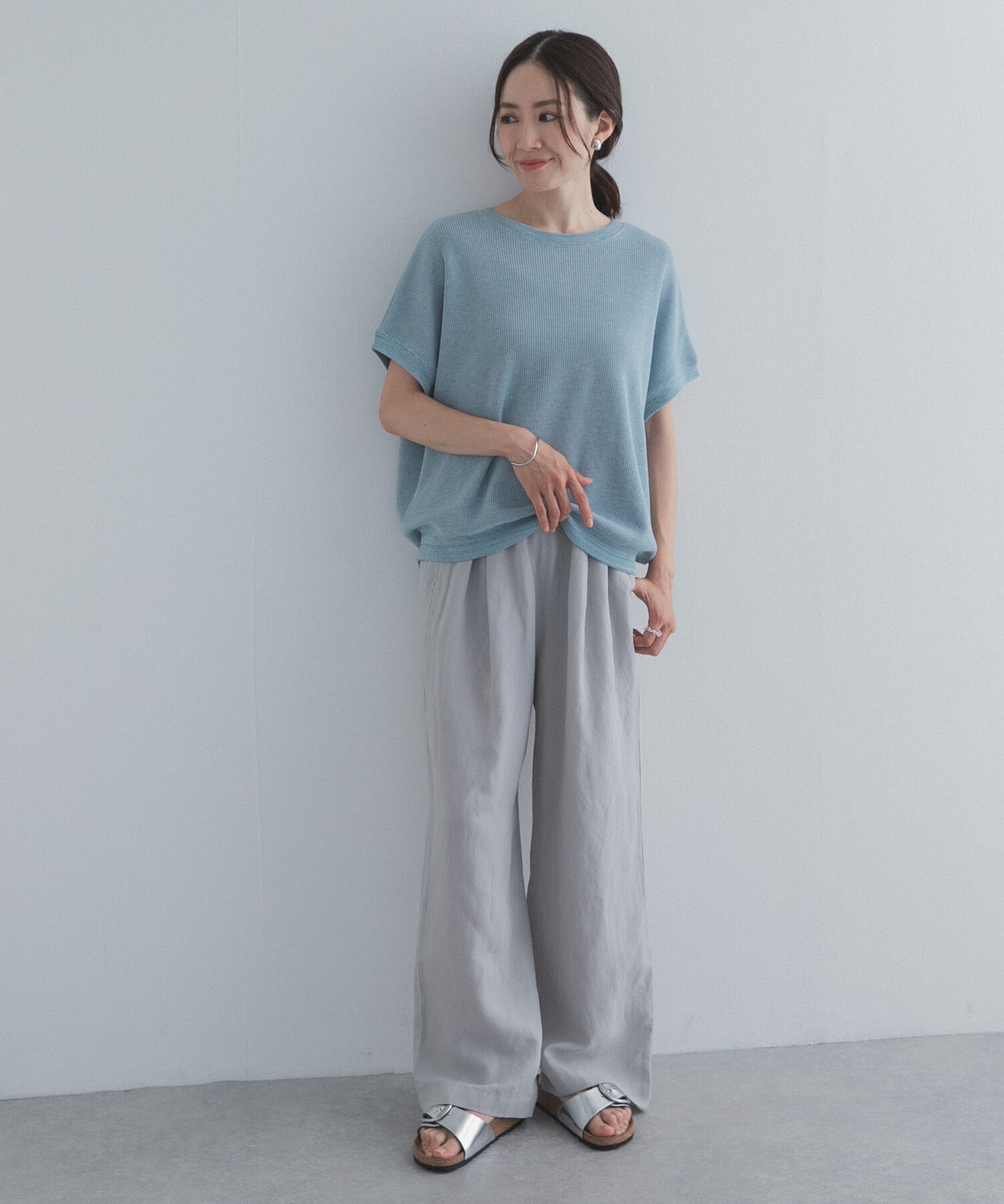 URBAN RESEARCH DOORS「リネン混イージーパンツ」|その他|