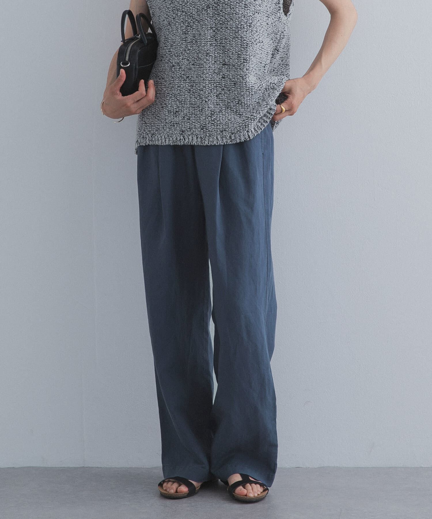 URBAN RESEARCH DOORS「リネン混イージーパンツ」|その他|